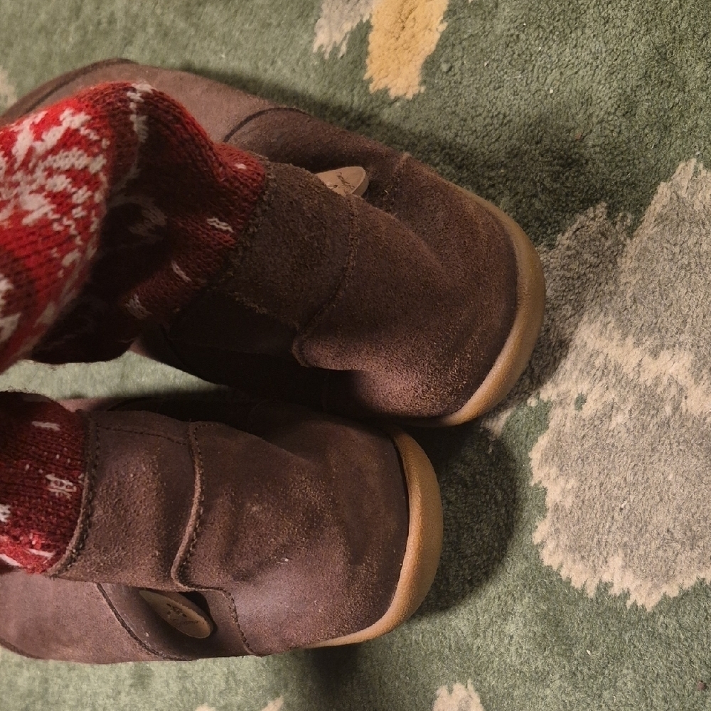 Salomon Red and Brown Ankle Boots - Picture 7 of 10